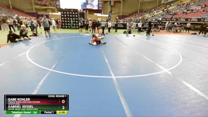 144 lbs Cons. Round 1 - Gabriel Kessel, White Bear Lake Wrestling vs ...