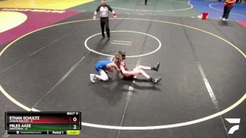 85 lbs Finals (8 Team) - Miles Aase, Owatonna vs Ethan Schultz, LPGE/B Wolves