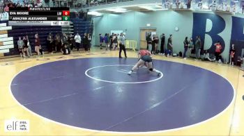 170 lbs. Champ. Round 2 - Ashlynn Alexander, Francis Howell North vs Eva Moore, Lawson