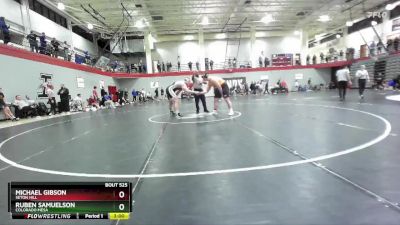 285 lbs Cons. Round 3 - Michael Gibson, Seton Hill vs Ruben Samuelson, Colorado Mesa