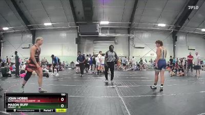 190 lbs Round 5 (6 Team) - John Hobbs, Slate Wrestling Academy vs Mason Ruff, MFArmy