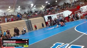 132 lbs Cons. Round 3 - Brendon Walker, Richmond Wrestling Club vs Aydin Mardanzai, Franklin Central Wrestling Club