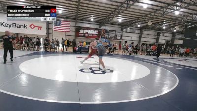 125 kg Cons. Rd Of 32 - Riley McPherson, Bears RTC vs John Domencic, RAW (Raleigh Area Wrestling Club )