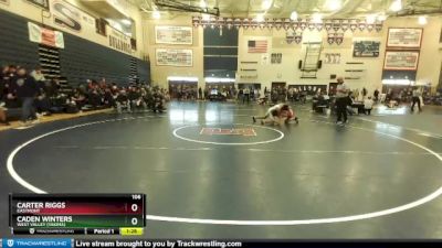 106 lbs Champ. Round 1 - Carter Riggs, Eastmont vs Caden Winters, West Valley (Yakima)