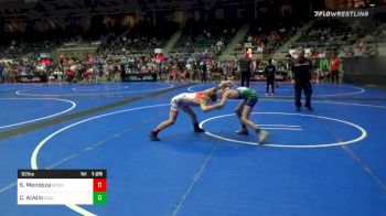 82 lbs Semifinal - Seth Mendoza, Region WA vs Canon Acklin, Collinsville Cardinals