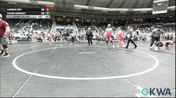 140 lbs Consi Of 8 #2 - Landon Dry, Tahlequah Wrestling Club vs Caleb Kennedy, Raw Wrestling Club