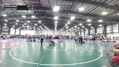 160 lbs Rr Rnd 1 - Cullen Spence, MF Dynasty Black - HSB vs Andrew Davis, Combat Athletics - HSB