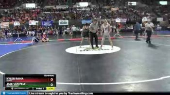 Semifinal - Kyler Raiha, Butte vs Jase Van Pelt, Billings West