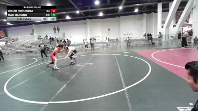 137 lbs 3rd Place - Josiah Fernandez, Vills Bros Wrestling vs Max Mannino, Desert Oasis