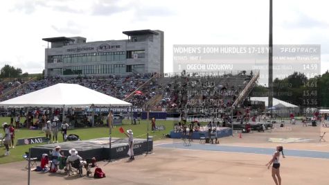 Youth Girls' 100m Hurdles, Semi-Finals 2 - Age 17-18