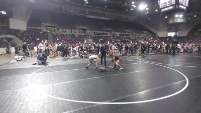 87.2-90 lbs Cons. Semis - Piper Gustafson, No Escape Wrestling Academy vs Quinn Cisneros, Gladiator Wrestling Academy