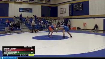 149 lbs Cons. Round 4 - Victor Perlleshi, Johnson & Wales (RI) vs Dylan Looney, Coast Guard