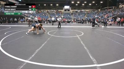 157 lbs Champ. Round 3 - Dylan Bratt, Central Oklahoma vs Tyrell Robby, Wayland Baptist (Texas)