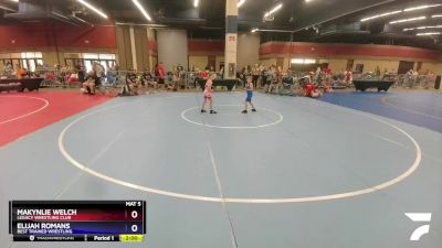 49-53 lbs Quarterfinal - MaKynlie Welch, Legacy Wrestling Club vs Elijah Romans, Best Trained Wrestling