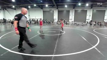 80 lbs Rr Rnd 4 - Delilah Aust, Fallon Outlaws WC vs Isabel Sanchez, Damaged Ear WC