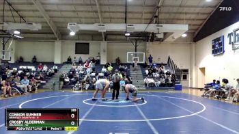 285 lbs Finals (2 Team) - Connor Sumner, Brantley County HS vs Crosby Alderman, Brunswick