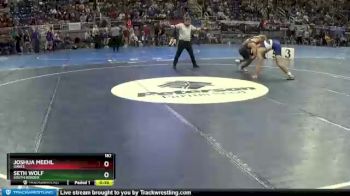 182 lbs Cons. Round 2 - Seth Wolf, South Border vs Joshua Meehl, Oakes