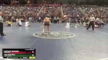 2A 126 lbs Quarterfinal - Walker Bell, West Craven vs Nathan Howard, Morehead