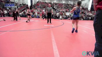 89 lbs Rr Rnd 1 - Avriella Pretty Bear, Harrah Little League Wrestling vs Hailey Estrada, Maize Wrestling Club