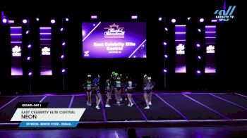 East Celebrity Elite Central - NEON [2025 L6 Senior Coed - XSmall Day 1] 2025 SU Battle at the Boardwalk Grand Nationals