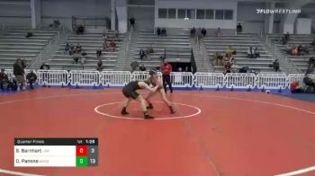 132 lbs Quarterfinal - Spencer Barnhart, LAW White vs David Panone, Minion Legends