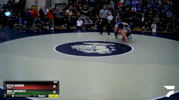 190 lbs Semifinal - Ben DiMarco, Kenston vs Kyle Snider, Cvca