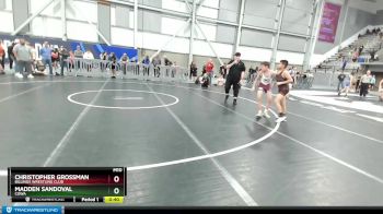 102 lbs Semifinal - Christopher Grossman, Billings Wrestling Club vs Madden Sandoval, COWA