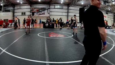 77 kg Cons. Round 3 - Bradley Gillum, Southern Illinois Regional Training Center vs Garran Leffel, NMU-National Training Center