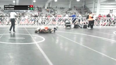 120 lbs Consi Of 16 #1 - Zach Rehak, PA vs Cj Williams, SC
