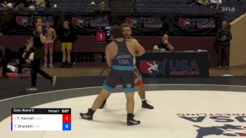 87 lbs Cons. Round 3 - Tyler Hannah, Combat W.C. School Of Wrestling vs Tommy Brackett, New York Athletic Club