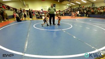 43-46 lbs 5th Place - Edith Shimonek, Pawhuska Elks Takedown vs Clara Collier, Morrison Takedown Club