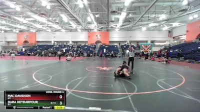 149 lbs Cons. Round 4 - Dara Heydarpour, RIT vs Mac Davidson, RIT