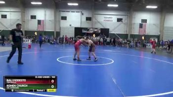 160 lbs 3rd Place Match - Kohen Church, SBL Warriors vs Bali Modesto, TOP NOTCH