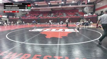 125 lbs 1st Place Match - Trever Anderson, Northern Iowa vs Spencer Moore, Illinois