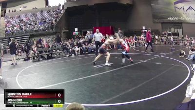 140 lbs Round 4 (6 Team) - John Erb, Kansas Copperhead vs Quinton Dahle, North Dakota 2