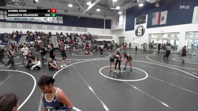 130 lbs Quarterfinal - Samantha Velasquez, Portola High School Wrestling vs Ilianna Cosic, Petersons Grapplers