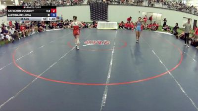 105 lbs Katelynn Dockery, Texas Red vs Alessia De Lucia, New Jersey
