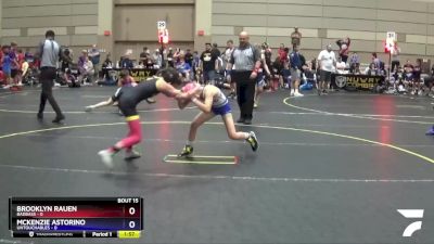 49 lbs Cross Bracket (8 Team) - Brooklyn Rauen, BadBass vs McKenzie Astorino, Untouchables