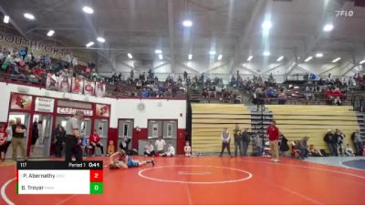 117 lbs Round 5 - Pierson Abernathy, Dragons Wrestling Club vs Braxton Troyer, M3 Wrestling Academy