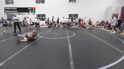 72 lbs Round 5 (6 Team) - Kaison Deats, Mat Assassins Red vs Brock Taylor, Micky`s Maniacs