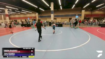 67 lbs Quarterfinal - Simon Gilhooly, Austin Texas Wrestling Club vs Tate Russell, ReZults Wrestling