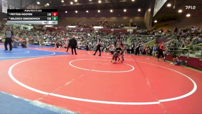 66 lbs Round 1 - Peyton Hooten, Lonoke Youth Wrestling vs Milosch Simonovich, Team Conquer Wrestling