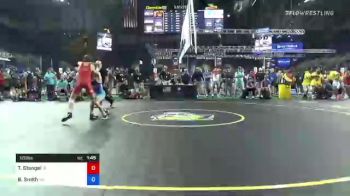 120 lbs Consi Of 16 #1 - Tucker Stangel, Iowa vs Brock Smith, Missouri