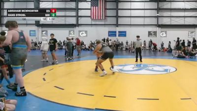 155 lbs Placement (4 Team) - Hans Strobl, DARKHORSE vs Abraham McWhorter, BELIEVE TO ACHEIVE