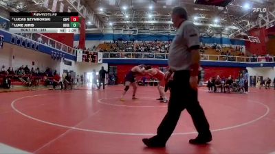 285 lbs Semifinal - Luke Juris, Hobart vs Lucas Szymborski, Crown Point