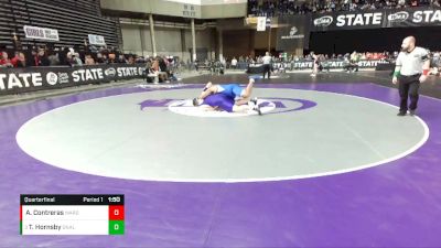 1B/2B 285 Quarterfinal - Tommy Hornsby, Onalaska vs Anthony Contreras, Warden