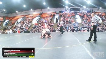 144 lbs Quarterfinals (8 Team) - Kaden Tindall, Brighton vs Tanner McDunnah, Davison