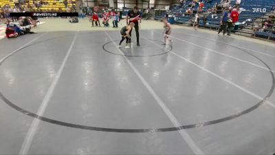 55 lbs Semifinal - Gus Tonneson, Colman Area Youth Wrestling vs Jory Heinrich, American Outlaws Wrestling