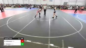 130 lbs Quarterfinal - Brandon Velasquez, Piranhas vs Ethan Wheeler, Bethel Freestyle WC