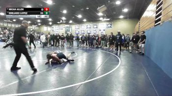 132 lbs Cons. Round 5 - Emiliano Lopez, Bullard vs Micah Allen, Oakdale